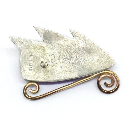 Earring Artisan Glass Statement - Picture 3 of 4